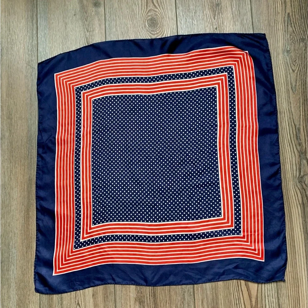 Baar & Beards silk scarf 23/23 inch